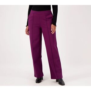 Encore by Idina Menzel Women's Pants Sz XL Regular Ponte Knit Purple A518972
